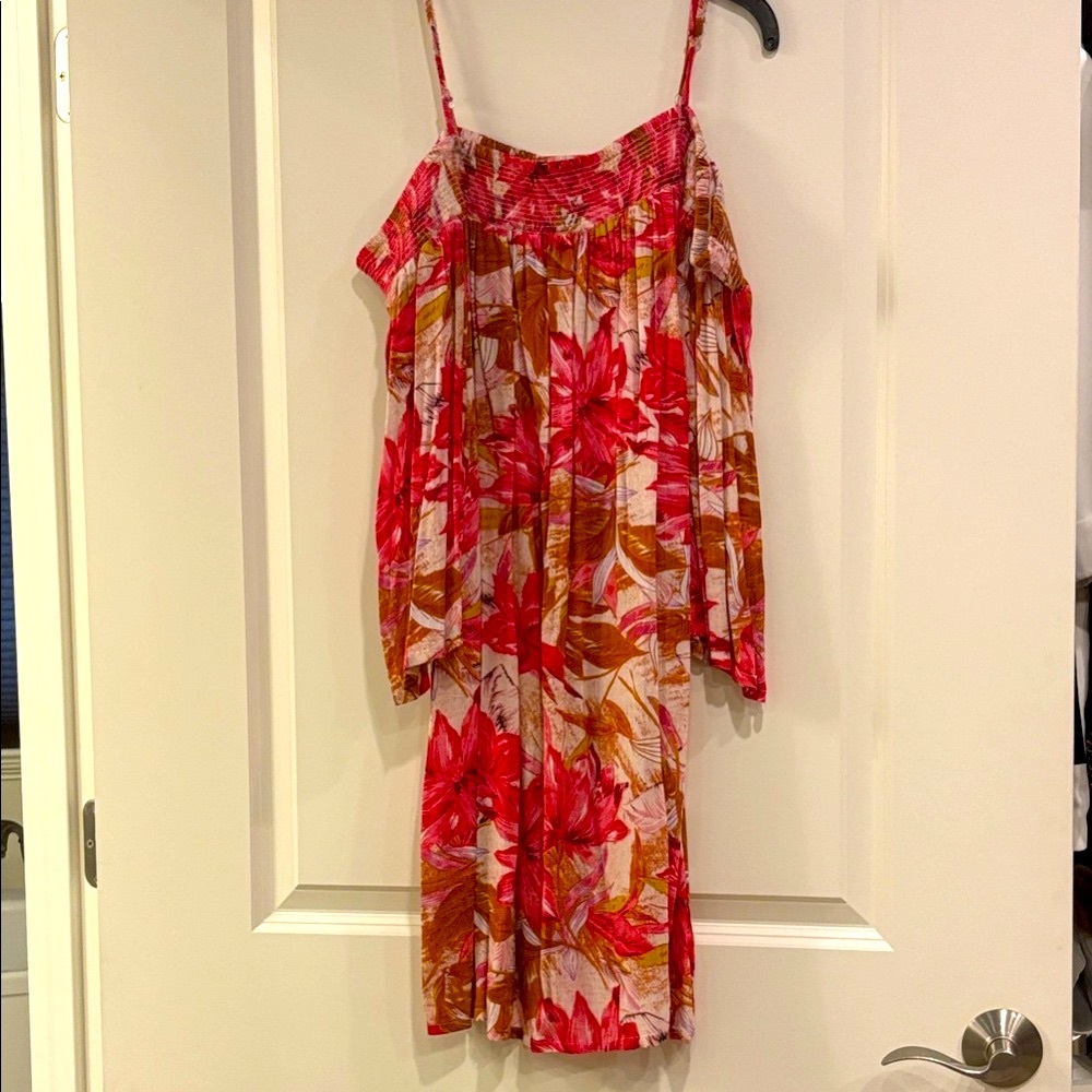 Elegant Floral Long Sleeve Dress